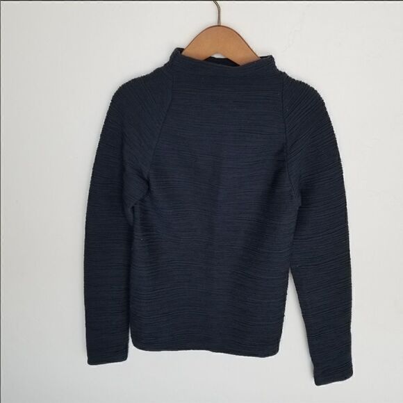 𝅺euc Wolford merino textured long sleeve mock neck - Picture 2 of 12